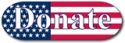 Donate Button With USA Flag